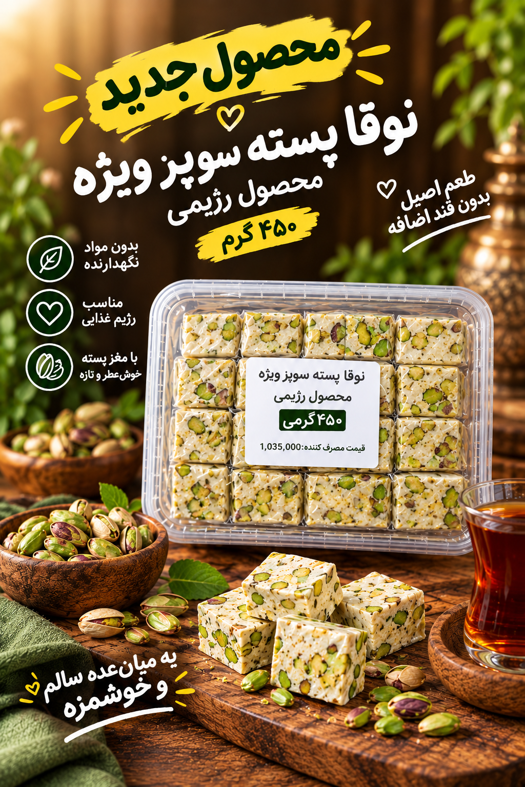 نوقا پسته  سوپر ویژه