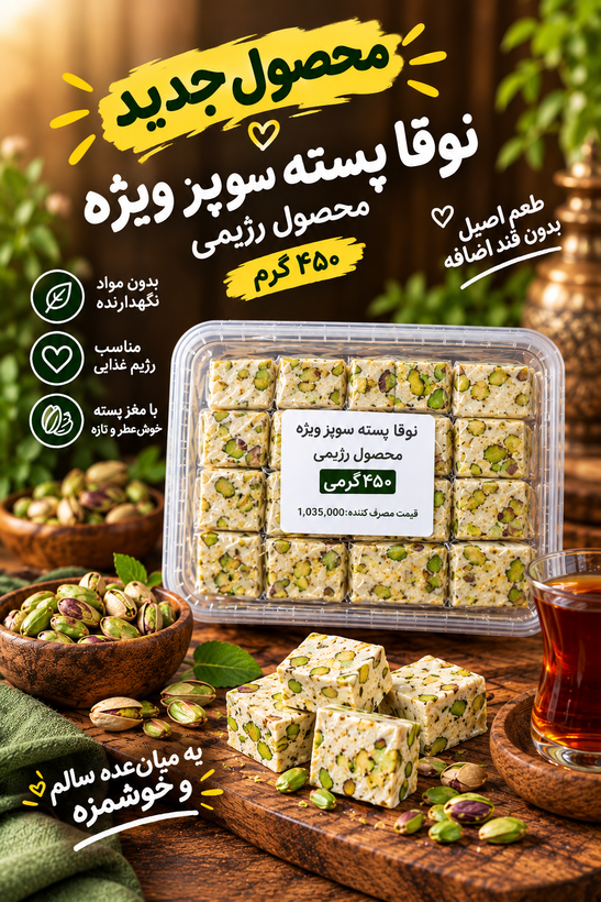 نوقا پسته سوپر ویژه