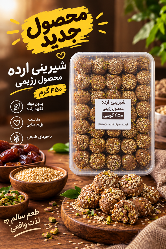 شیرینی ارده آلیش